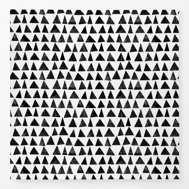 Tischdecke Triangles Black & White