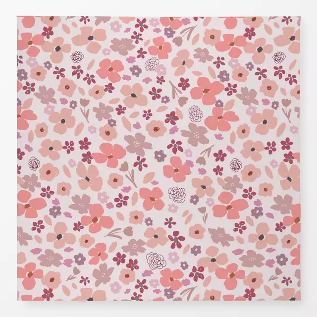 Tischdecke Blumen Flowers Marie Pink