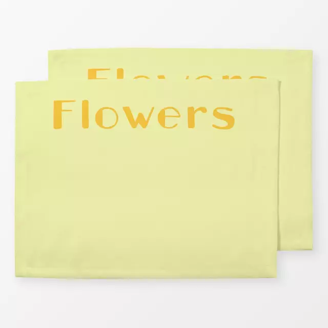 Tischset Flowers