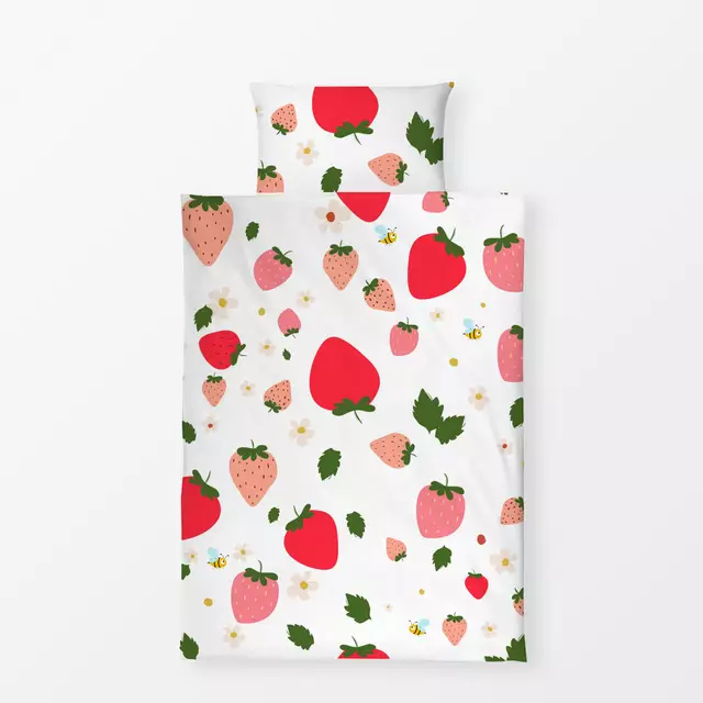 Bettwäsche Erdbeerliebe