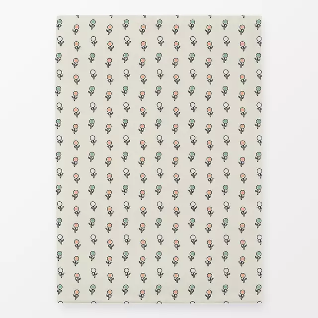 Geschirrtuch Lost Garden Minis koralle mint