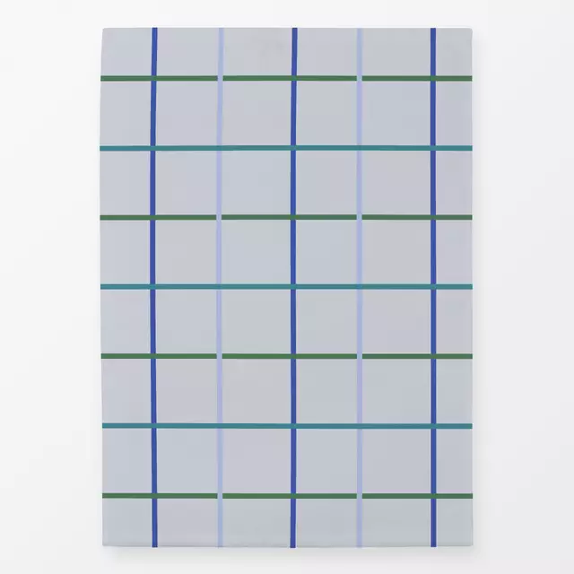 Geschirrtuch Checkered Pattern Blue Green