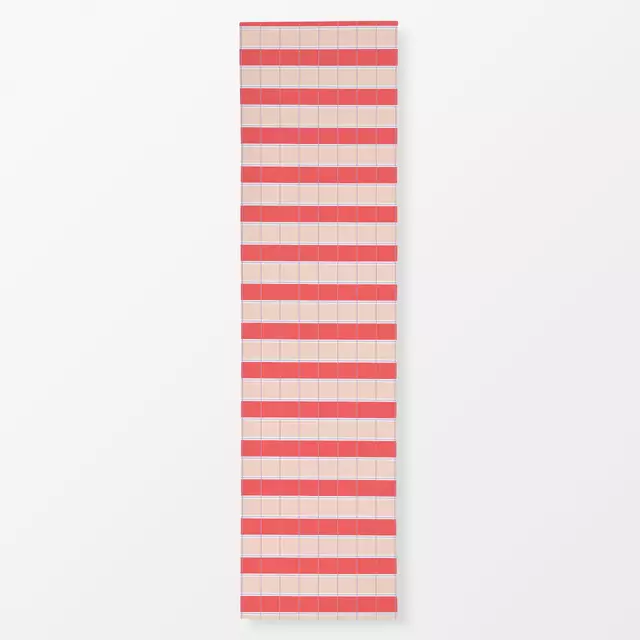 Tischläufer Stripes Crossed Red