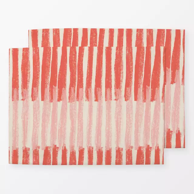 Tischset Coral Stripes