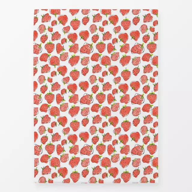 Geschirrtuch Erdbeeren Muster