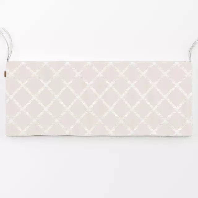 Bankauflage Blush Sommer Karo