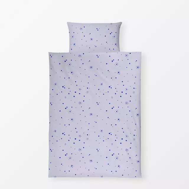 Bettwäsche Sun Dots | lavendel blau