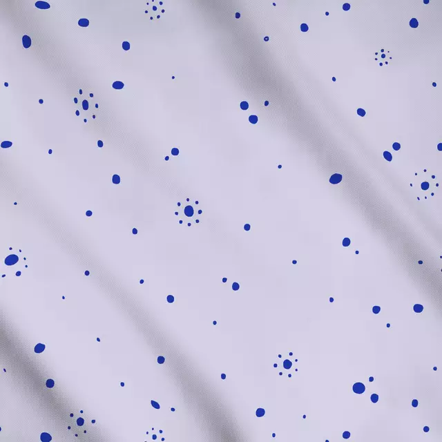 Meterware Sun Dots | lavendel blau