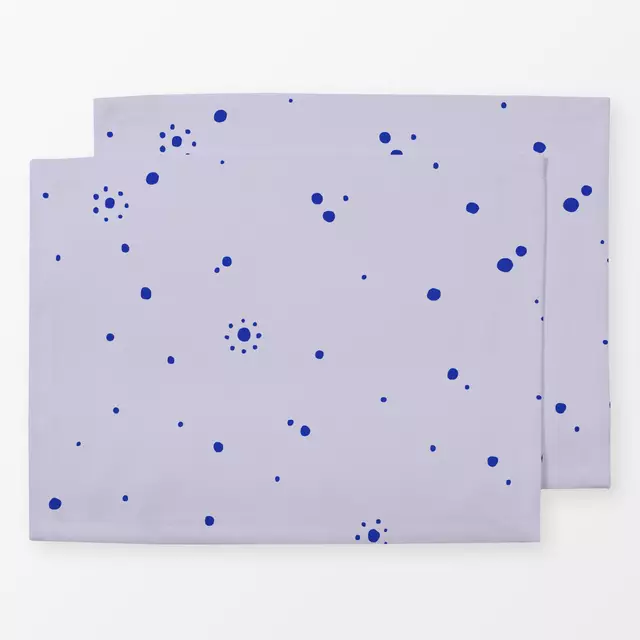 Tischset Sun Dots | lavendel blau
