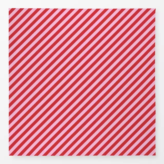 Tischdecke Streifen diagonal Pink Rot