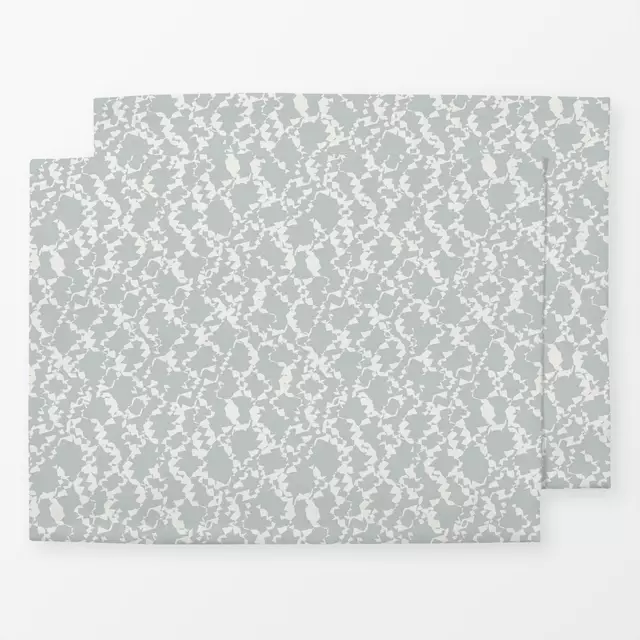 Tischset Mosaik Abstrakt grau