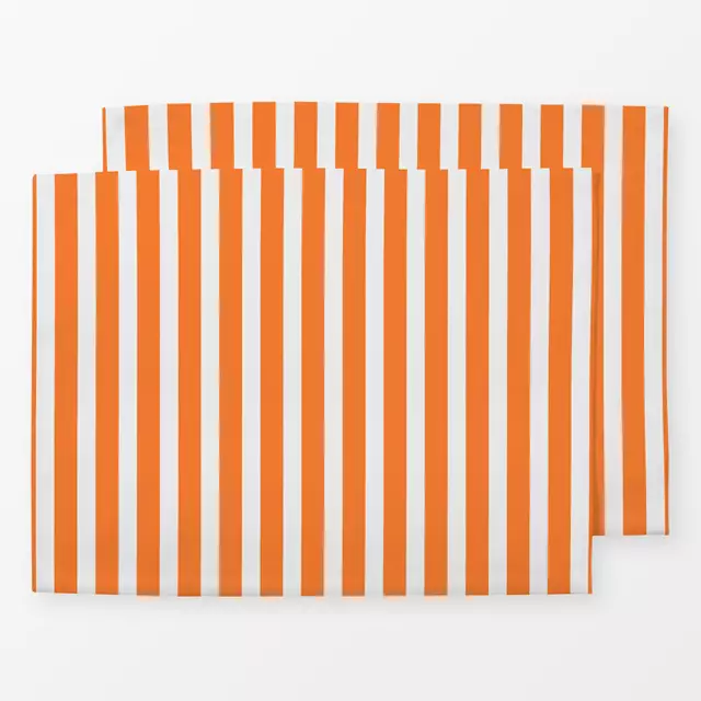 Tischset Bold Stripes sunrise orange