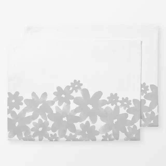 Tischset Blumen Streifen 2