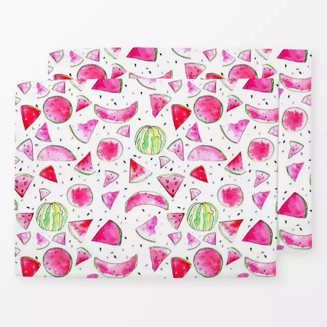 Tischset Früchte Allover Melone