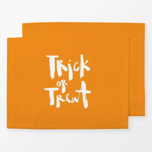 Tischset Trick or Treat Lettering