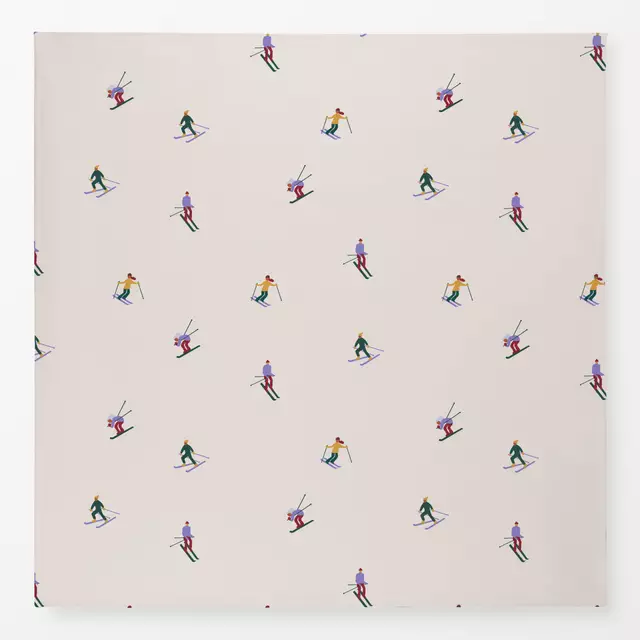 Tischdecke Skifahren 4
