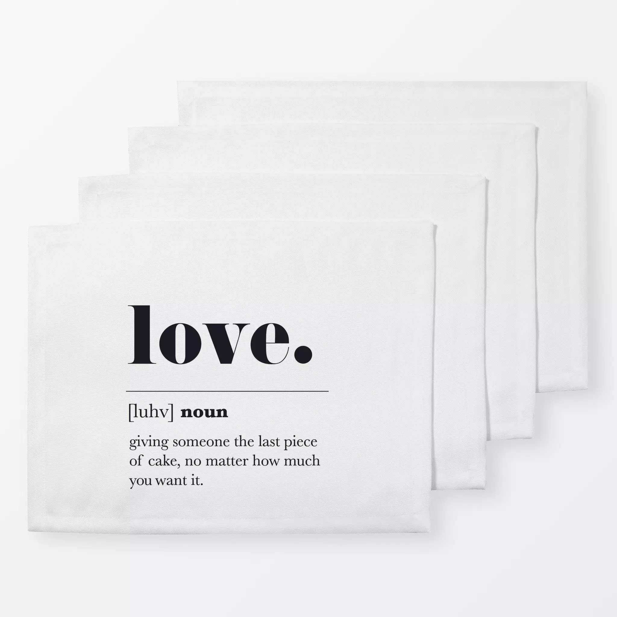 Tischset Love Love