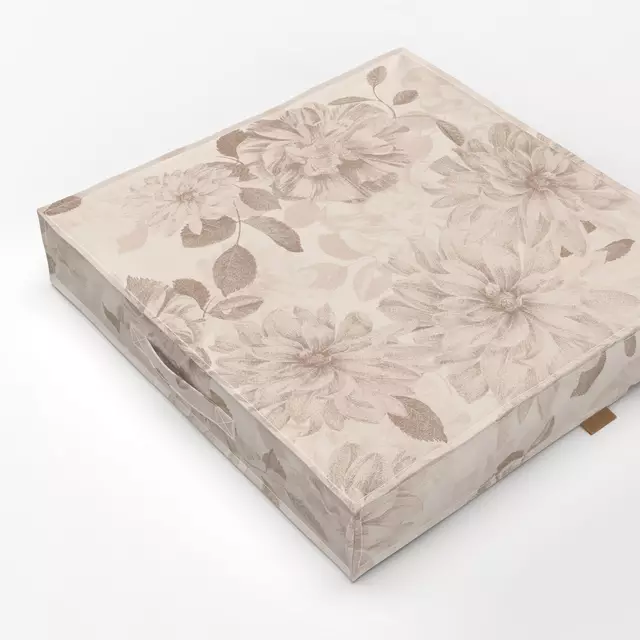 Bodenkissen Sepia vintage Peonies