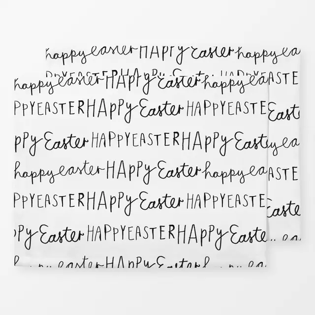 Tischset Happy Easter Typo 2