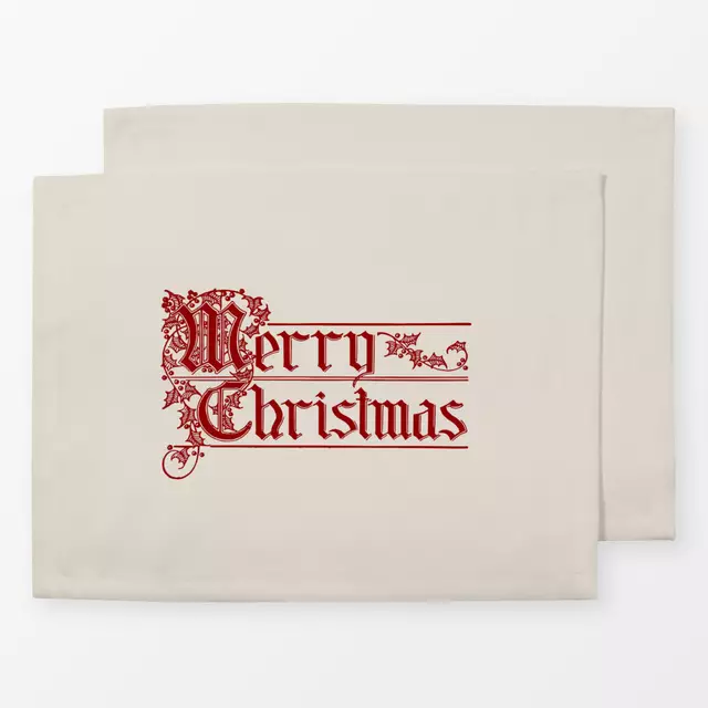 Tischset Vintage Merry Christmas