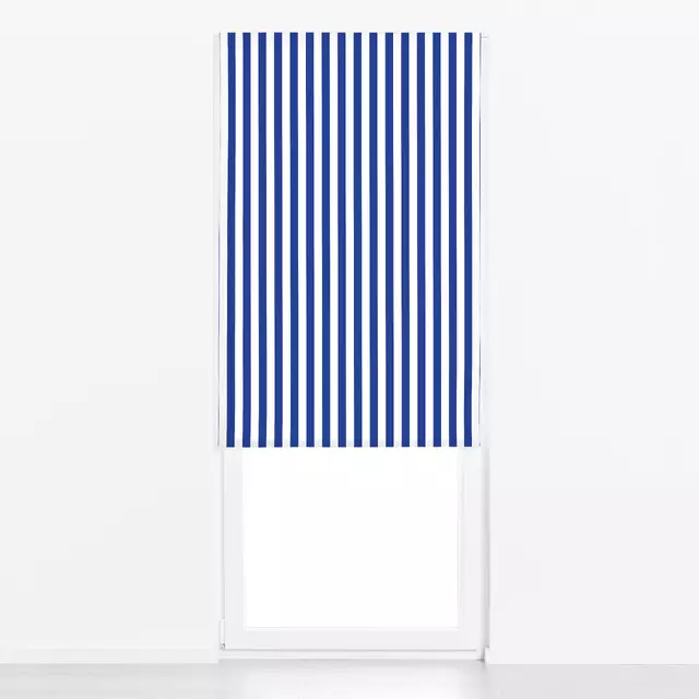 Raffrollo Stripes Coco | blau