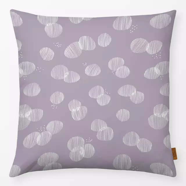 Kissen Line Art | Dots | lavender