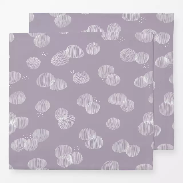 Servietten Line Art | Dots | lavender