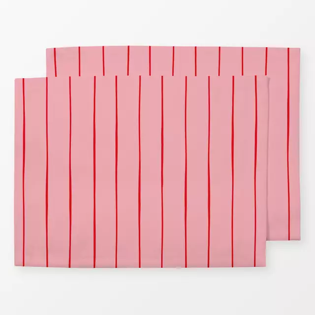 Tischset Pink Stripes