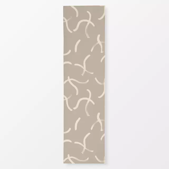 Tischläufer dancing lines eggshell