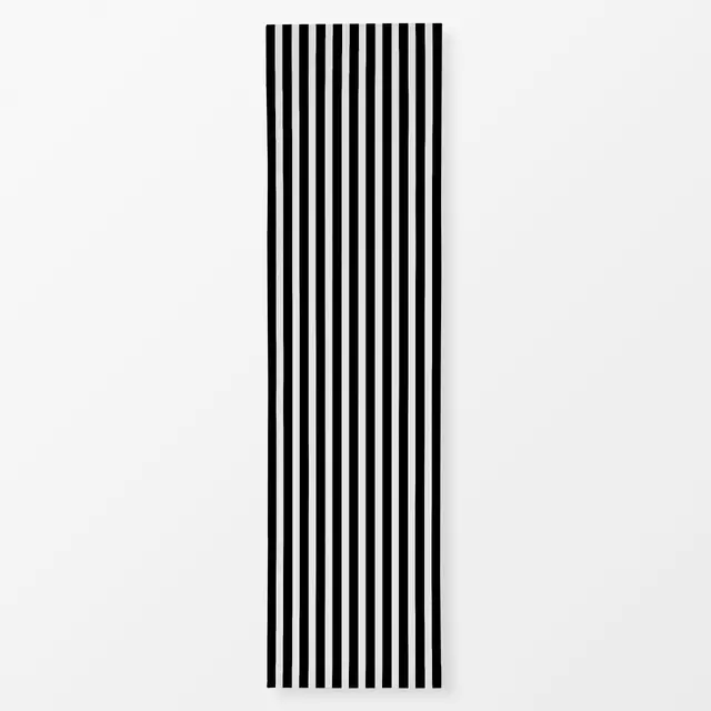 Tischläufer Bold Stripes midnight black