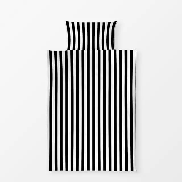 Bettwäsche Stripes Coco | schwarz
