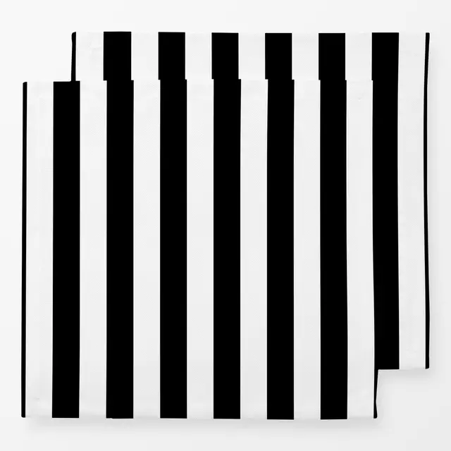 Servietten Stripes Coco | schwarz