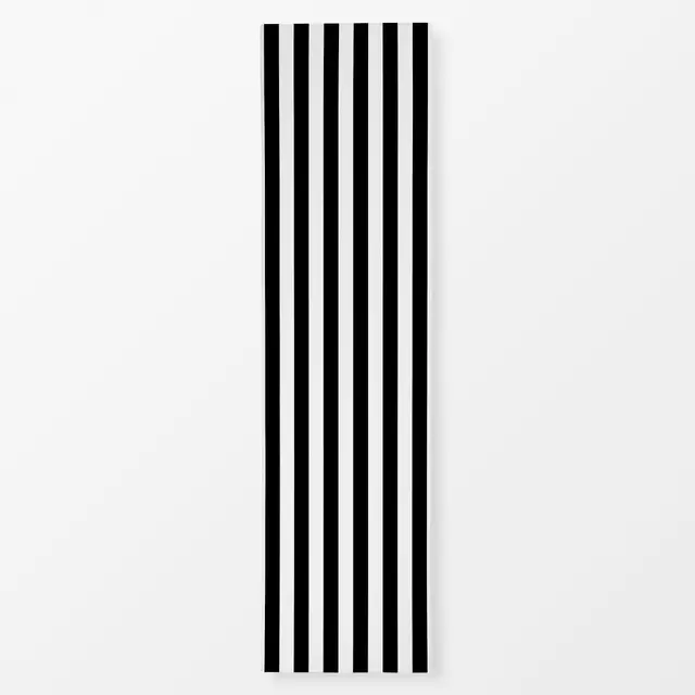 Tischläufer Stripes Coco | schwarz