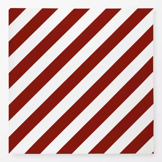 Tischdecke Diagonale Streifen Rot & Weiss